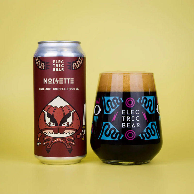 Electric Bear Noisette Hazelnut Truffle Stout 440ml Cans