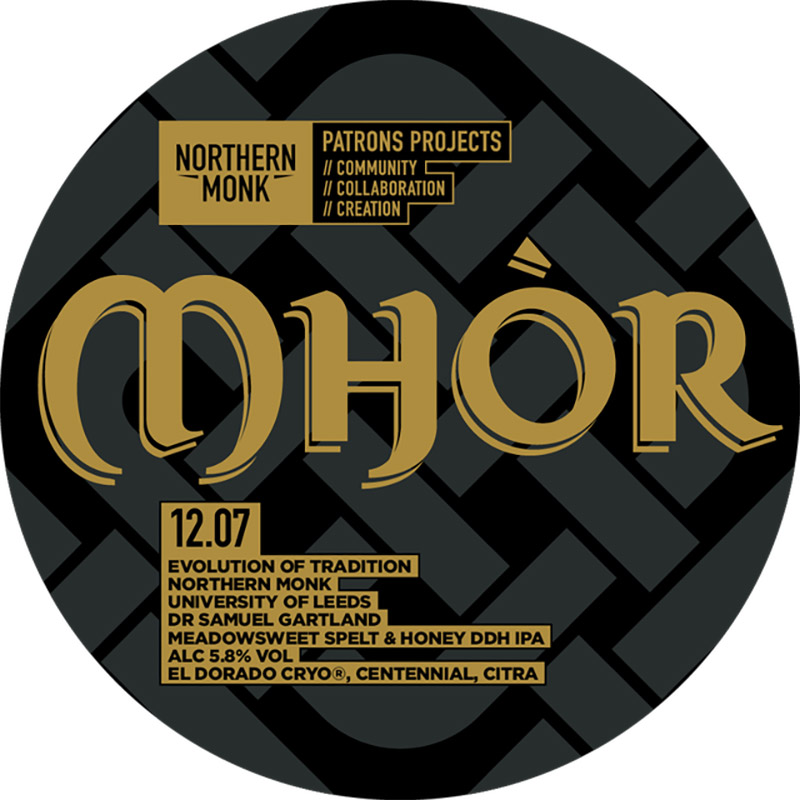 Northern Monk Patrons Mhor Spelt & Honey Ddh IPA 30L Keg