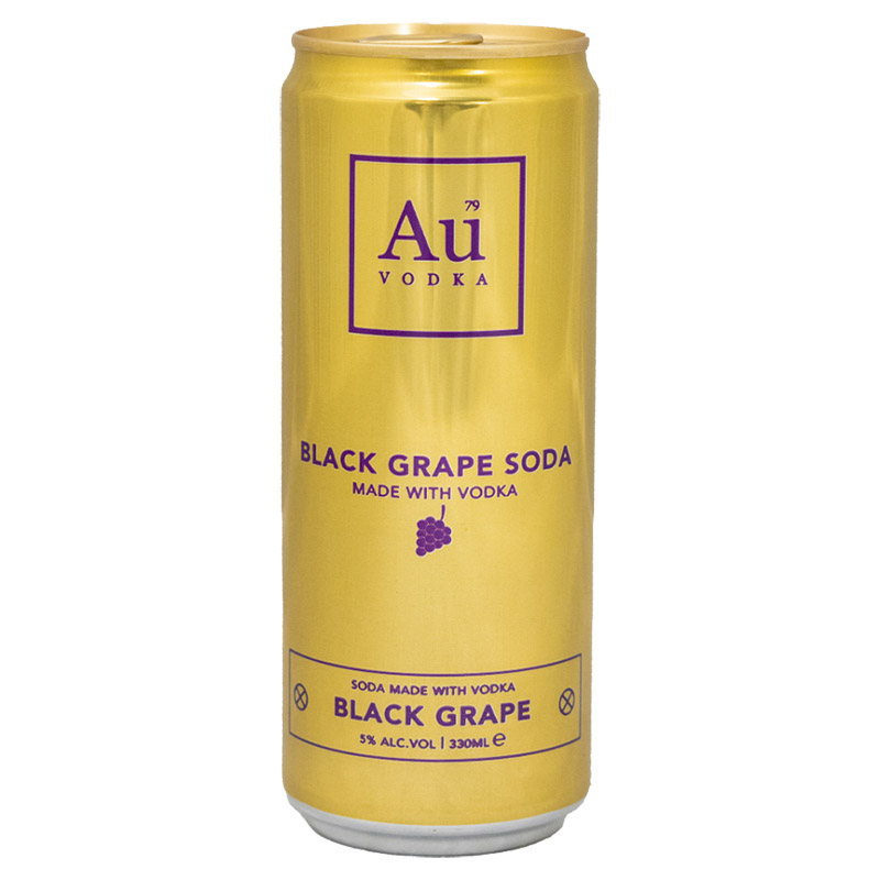 Au Vodka Black Grape Ready to Drink 330ml Cans