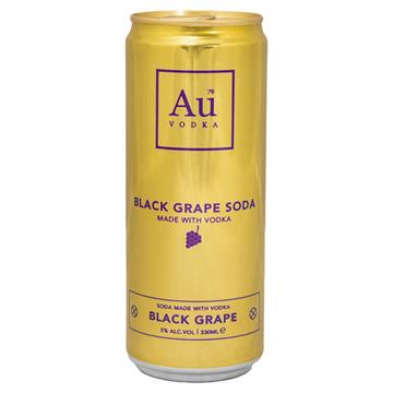 Au Vodka Black Grape Ready to Drink 330ml Cans