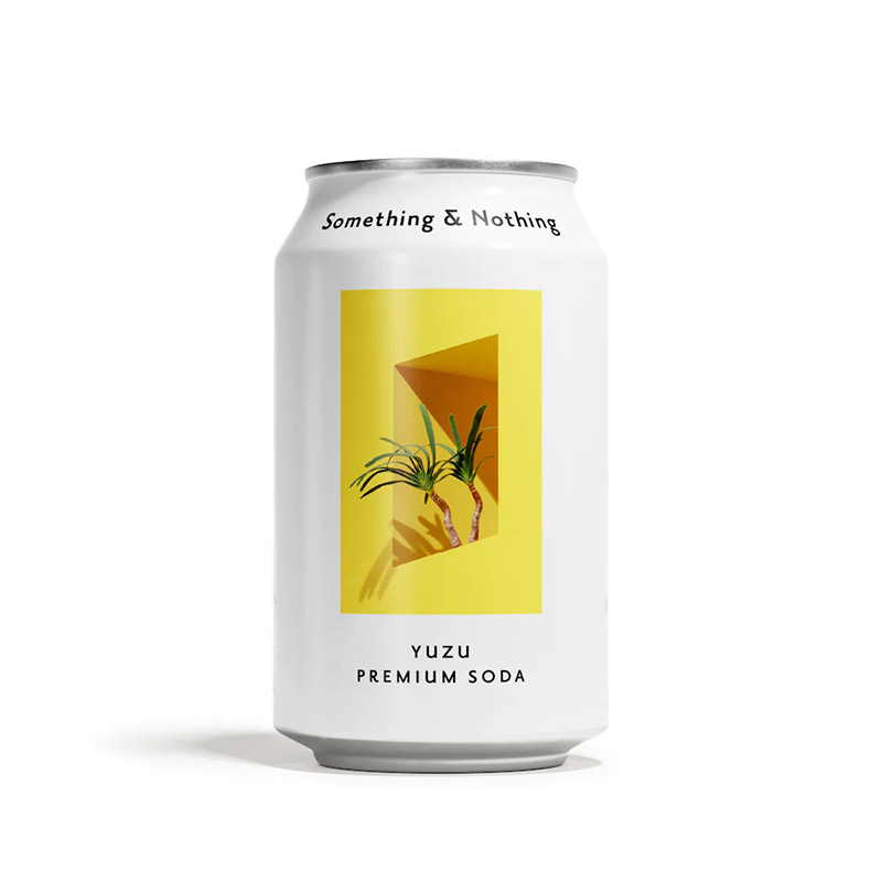 Something and Nothing Yuzu Seltzer Cans