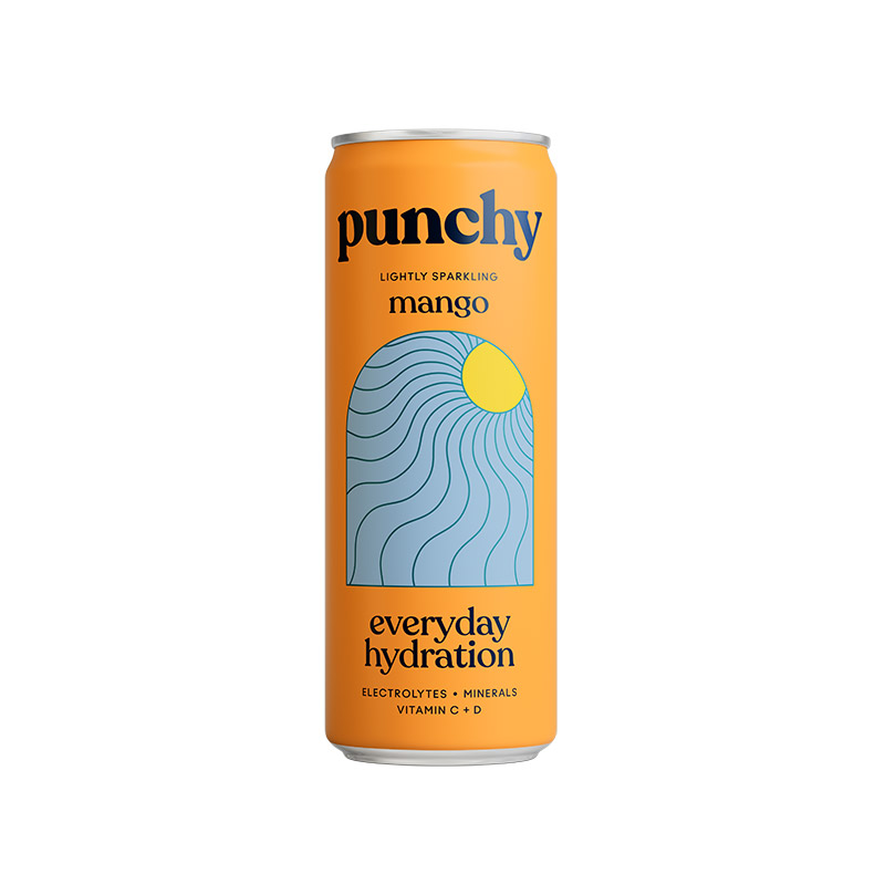 Punchy Everyday Hydration Mango Cans