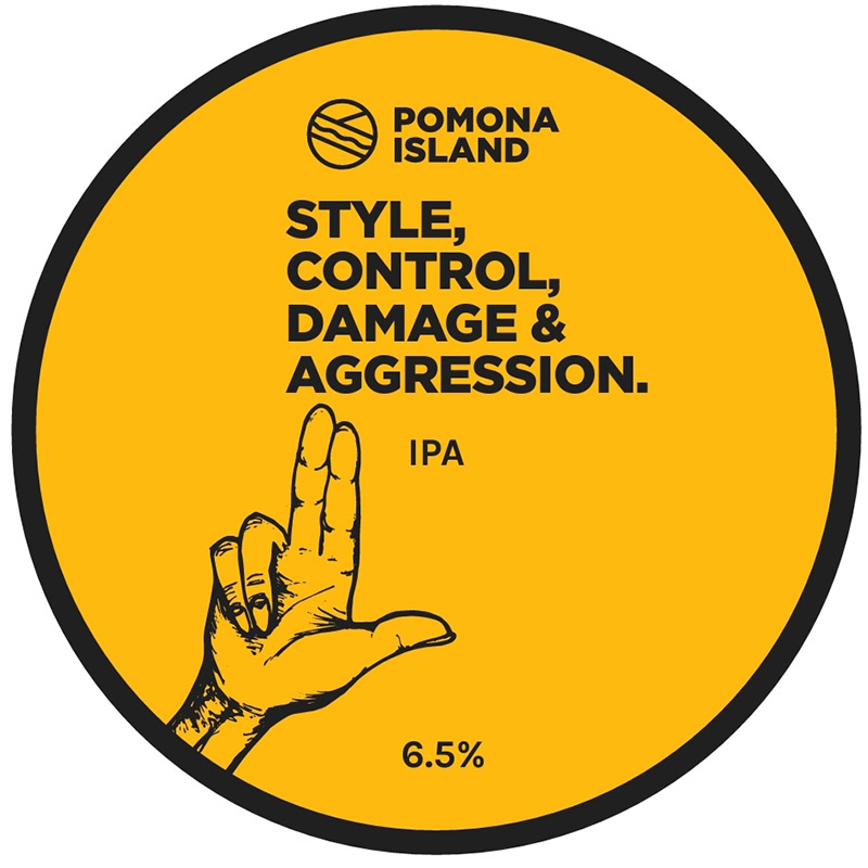 Pomona Island Style Control Damage And Agression IPA 30L Keg
