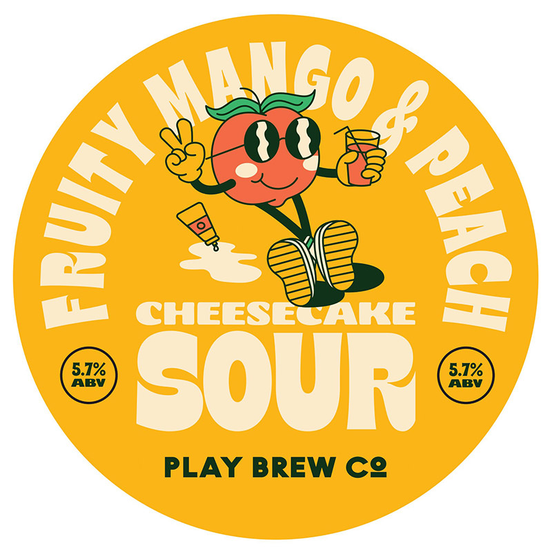 Play Mango & Peach Cheescake Sour 30L Keg