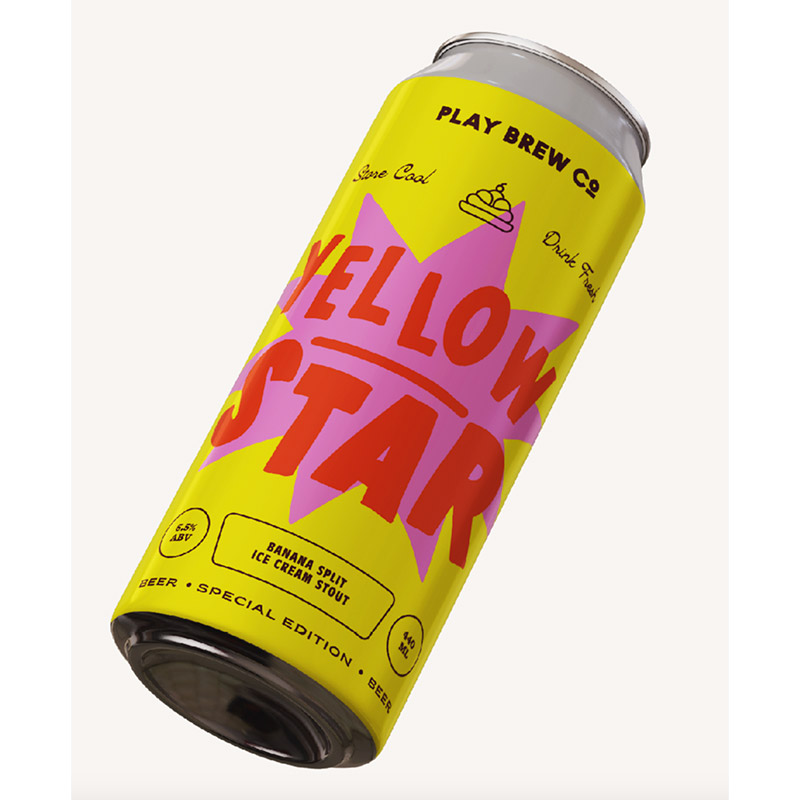 Play Banana Split Ice Cream Milk Stout 440Ml Cans