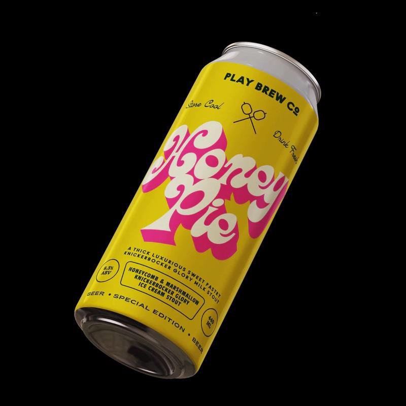 Play Honey Pie Honeycomb & Marshmallow Knickbocker Milk Stout 440Ml Cans