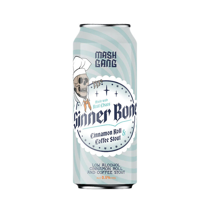 Mash Gang Sinner Bone Cinnamon Coffee Stout Cans