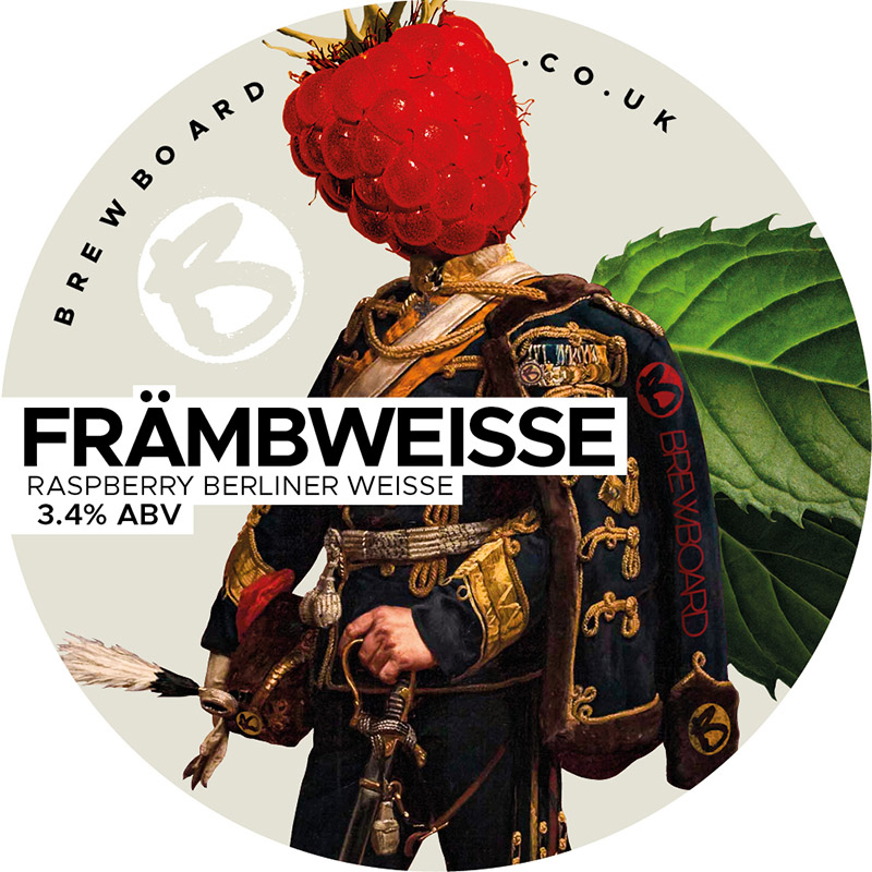 BrewBoard Frambweisse Raspberry Berlinerweisse 30L Keg