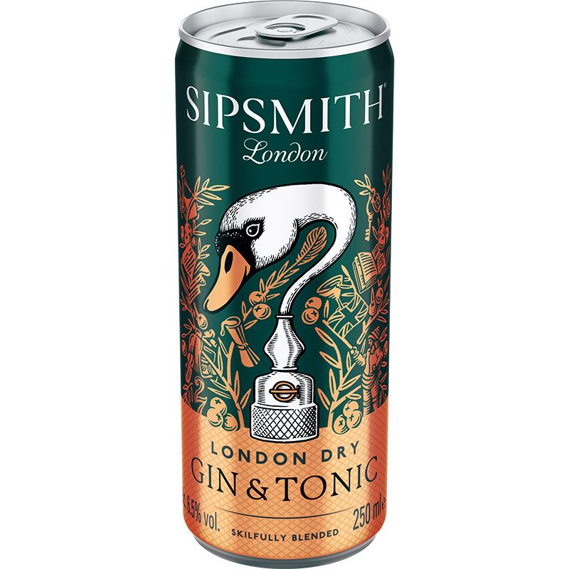 Sipsmith Gin and Tonic 250ml