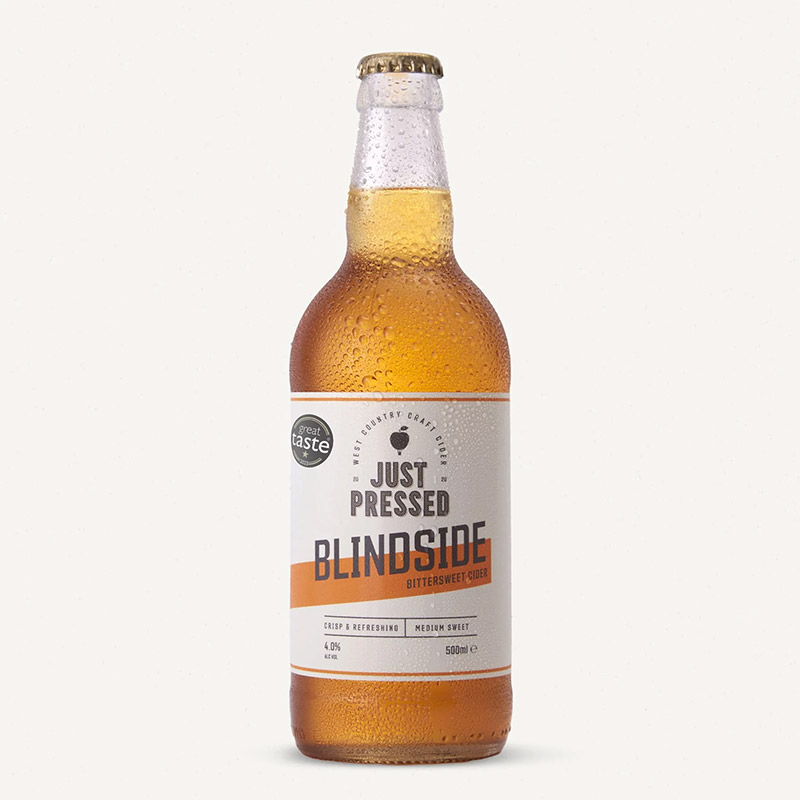 Just Pressed Blindside Cider 500ml Bottles
