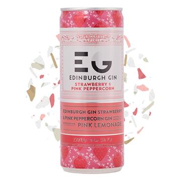 Edinburgh Gin Strawberry and Pink Peppercorn 250ml Cans