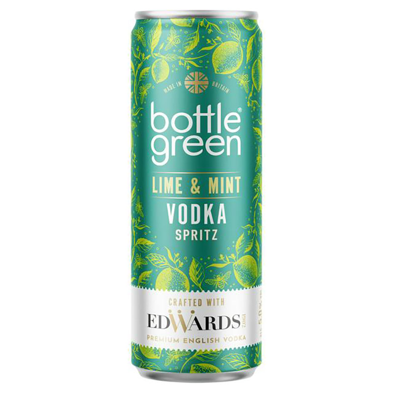 Bottle Green Lime and Mint Vodka Spritz 250ml