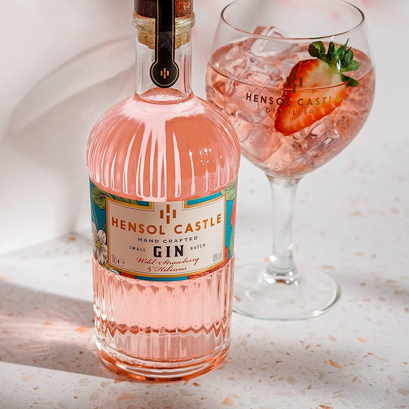 Hensol Castle Strawberry and Hibiscus Gin