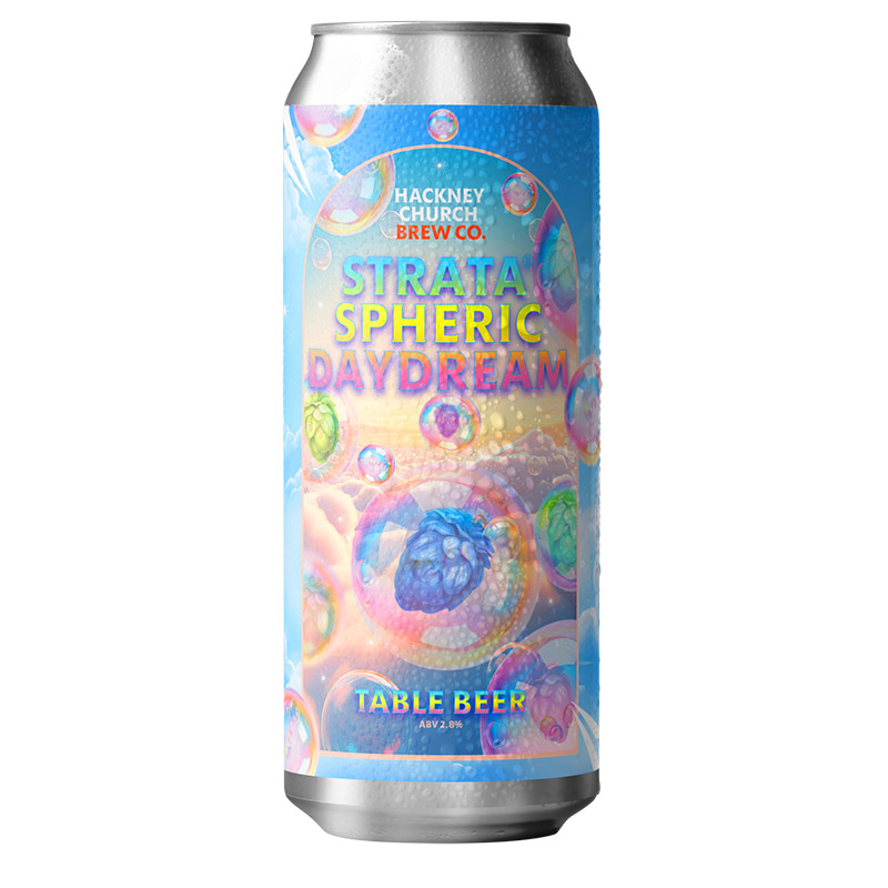 Hackney Church Strata-Spheric Daydream Table Pale Cans