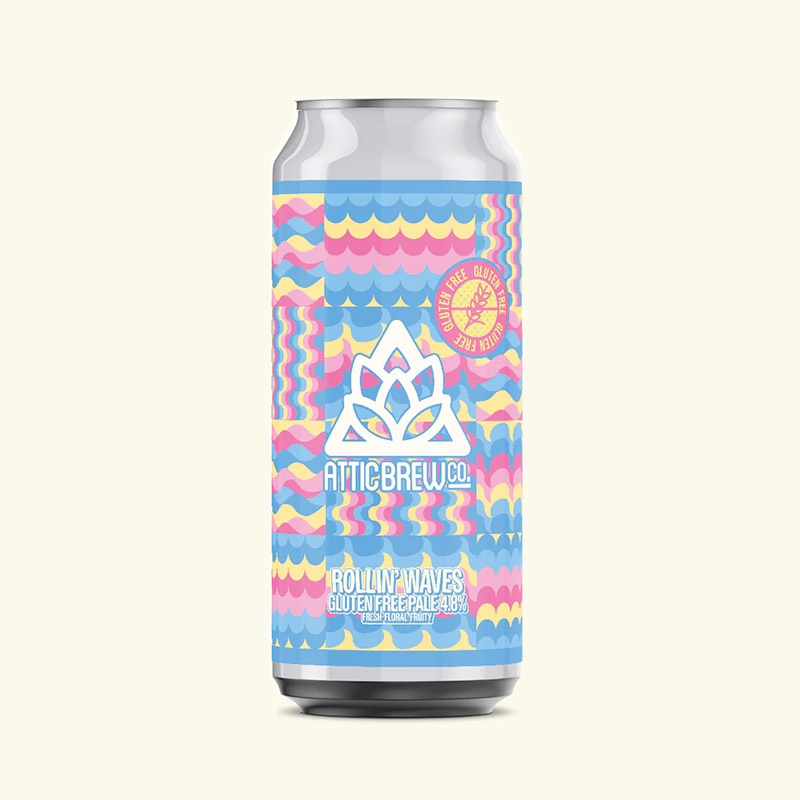 Attic Rollin Waves Gluten Free Pale Ale Cans