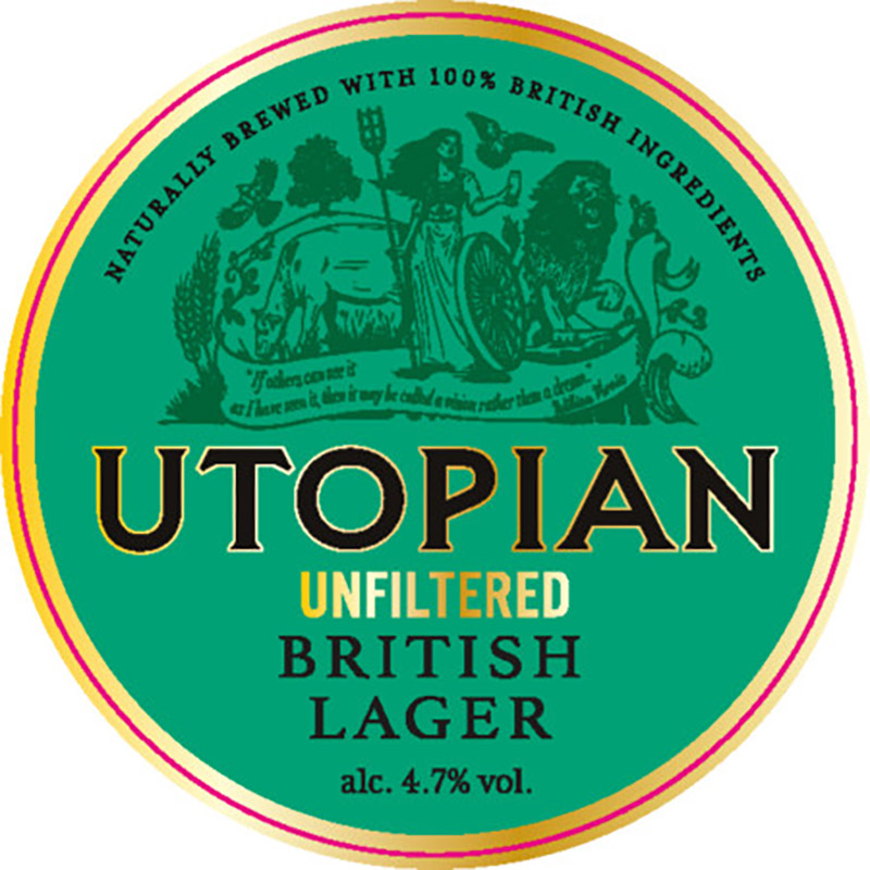Utopian Unfiltred British Lager 30L Keg