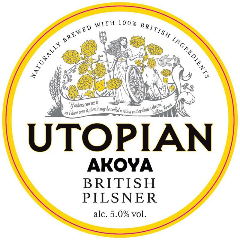 Utopian Akoya British Pilsner 30L Keg