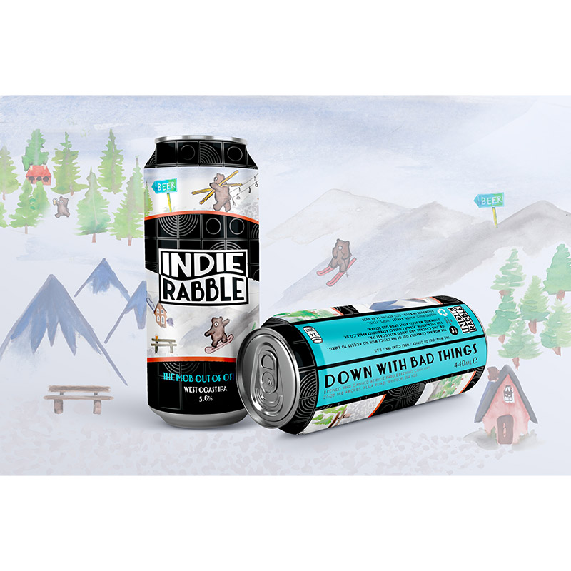 Indie Rabble The Mob Out Of Office WCIPA Cans