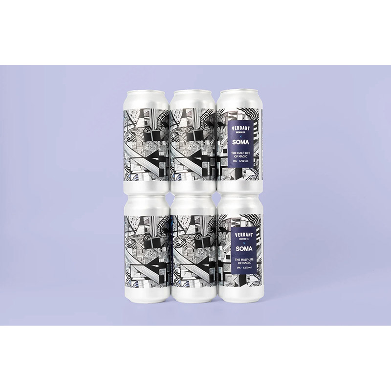 Verdant X Soma The Half Life Of Magic IPA Cans