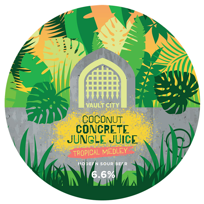 Vault City X Neon Raptop Concrete Jungle Juice Tropical Sour Keg