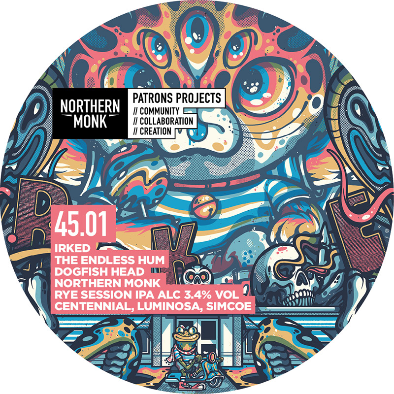 Northern Monk Irked The Endless Hum Session Rye IPA Cask