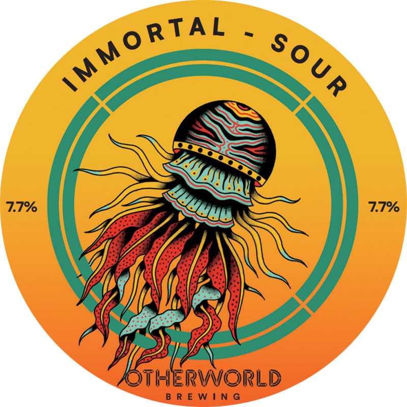 Otherworld Immortal Mango, Passionfruit and Yuzu Sour Keg