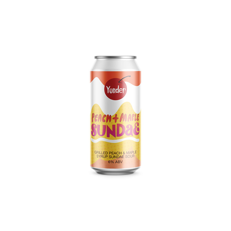 Yonder Peach & Maple Sundae Cans