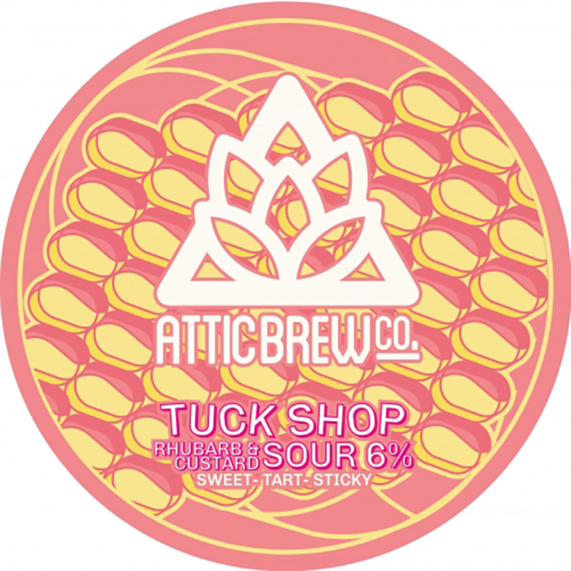 Attic Brew Co Tuck Shop - Rhubarb & Custard Sour 30L Keg