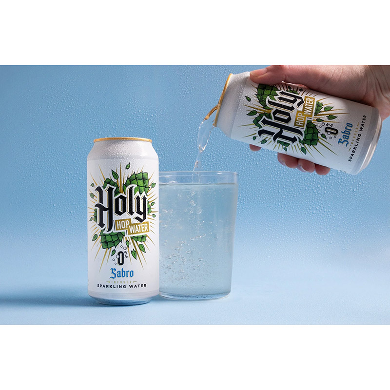 Northern Monk Holy Hop Water Sabro Infused Sparkling Water Cans