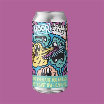 Lost Cause X Moor Since When Are You An Eagle West Coast IPA Cans