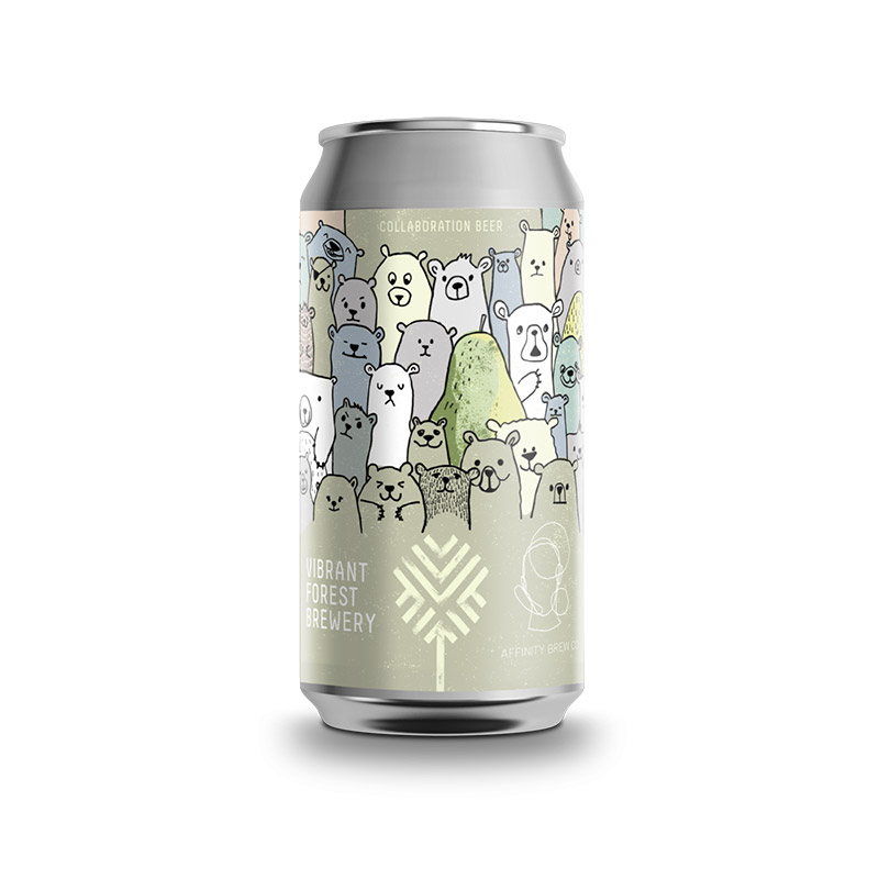 Vibrant Forest Grizzly Pear Gooseberry & Pear Sour Cans