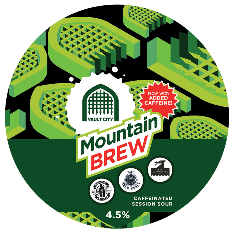 Vault City 6Th Birthday - Mountain Brew Caffeinated Soda Sour Keg