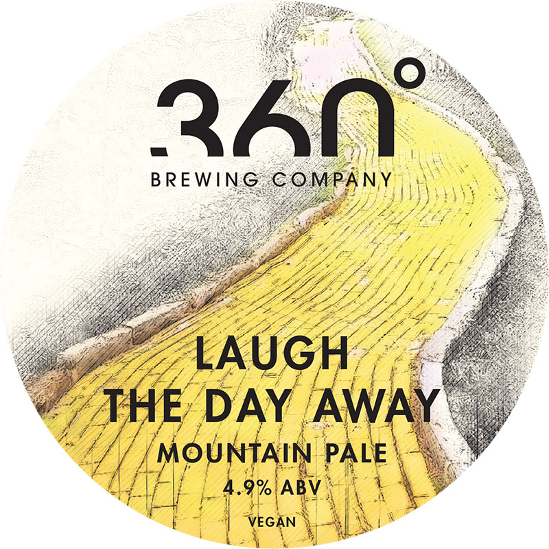 360 Degree Brewing Laugh The Day Away Mountain IPA Keg