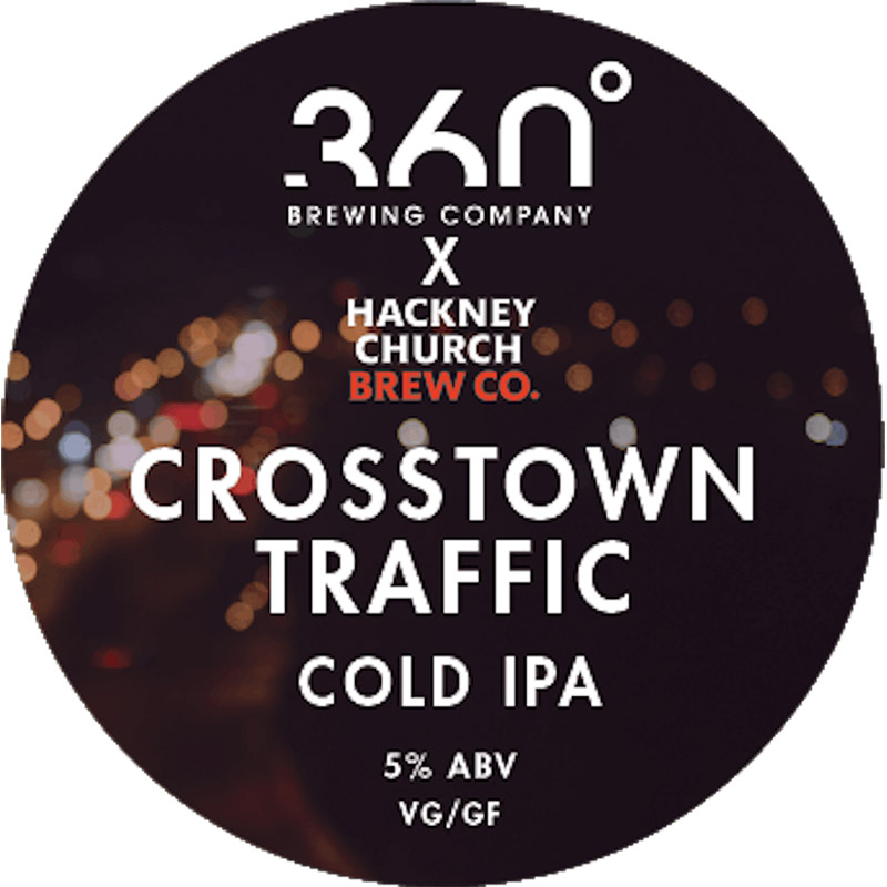 360 Degree Brewing Crosstown Traffic Cold IPA Keg