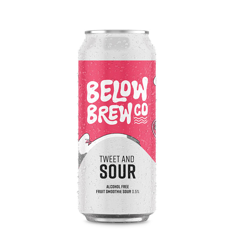 Below Brew Co Tweet & Sour Fruited Smoothie Sour 440ml