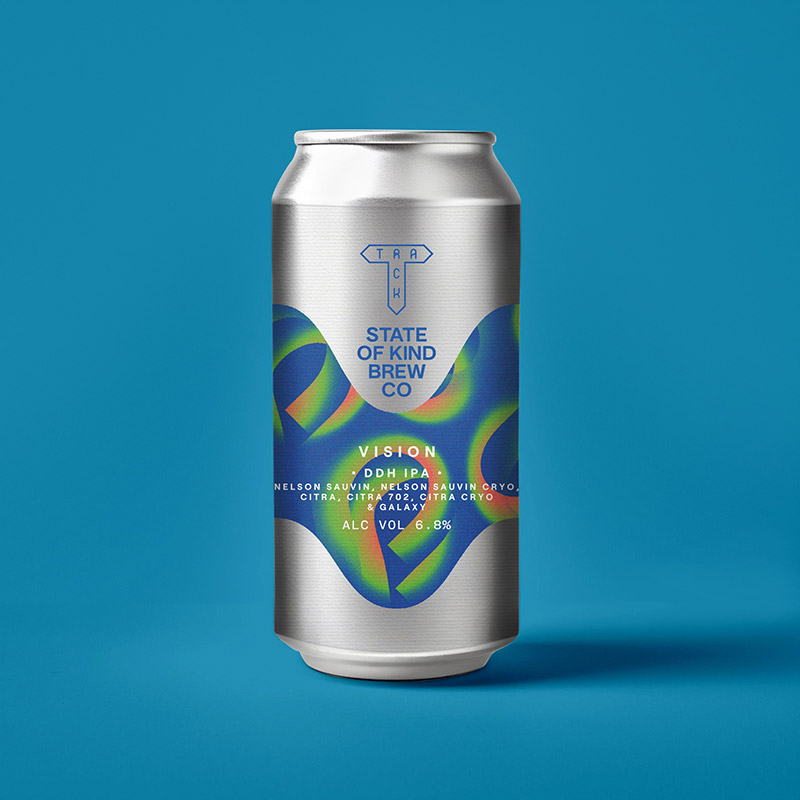 Track Brewing X State Of Kind Vision DDH IPA Cans