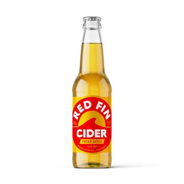 Red Fin Fresh Apple Cider Bottles