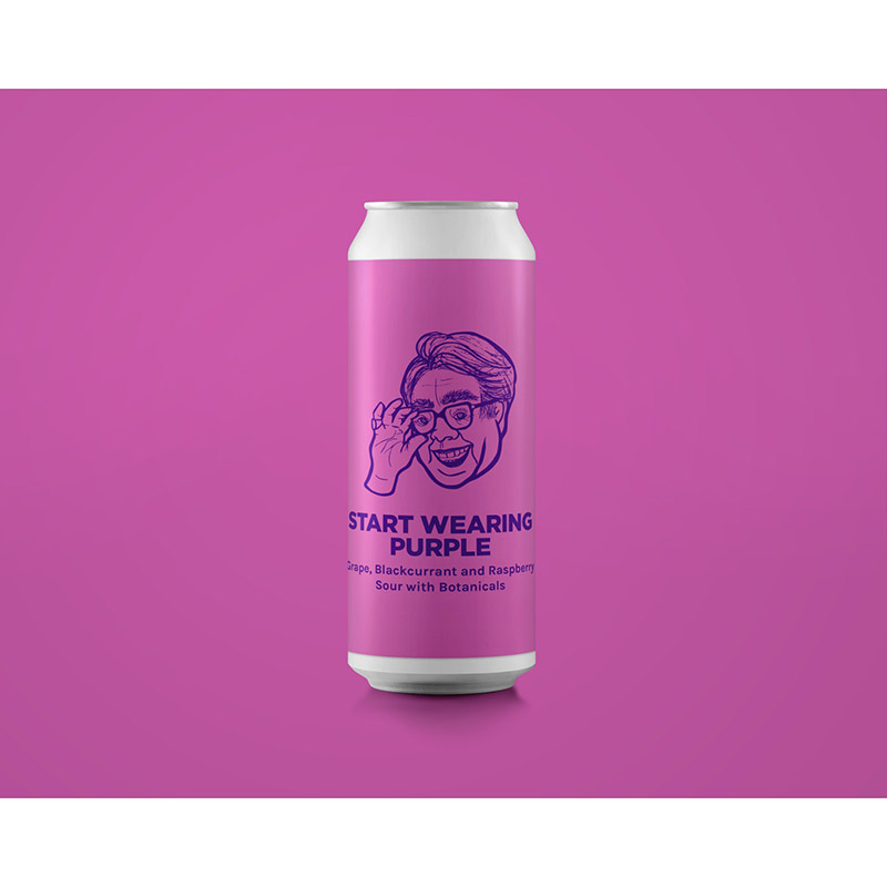 Pomona Island Start Wearing Purple Grape, Blackcurrant And Raspberry Sour With Botanicals Cans