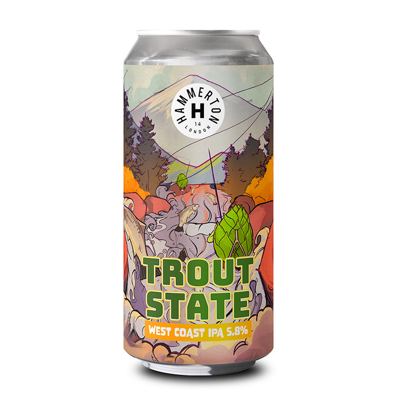 Hammerton Trout State West Coast IPA Cans