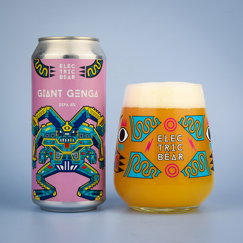 Electric Bear Giant Genga DIPA Cans