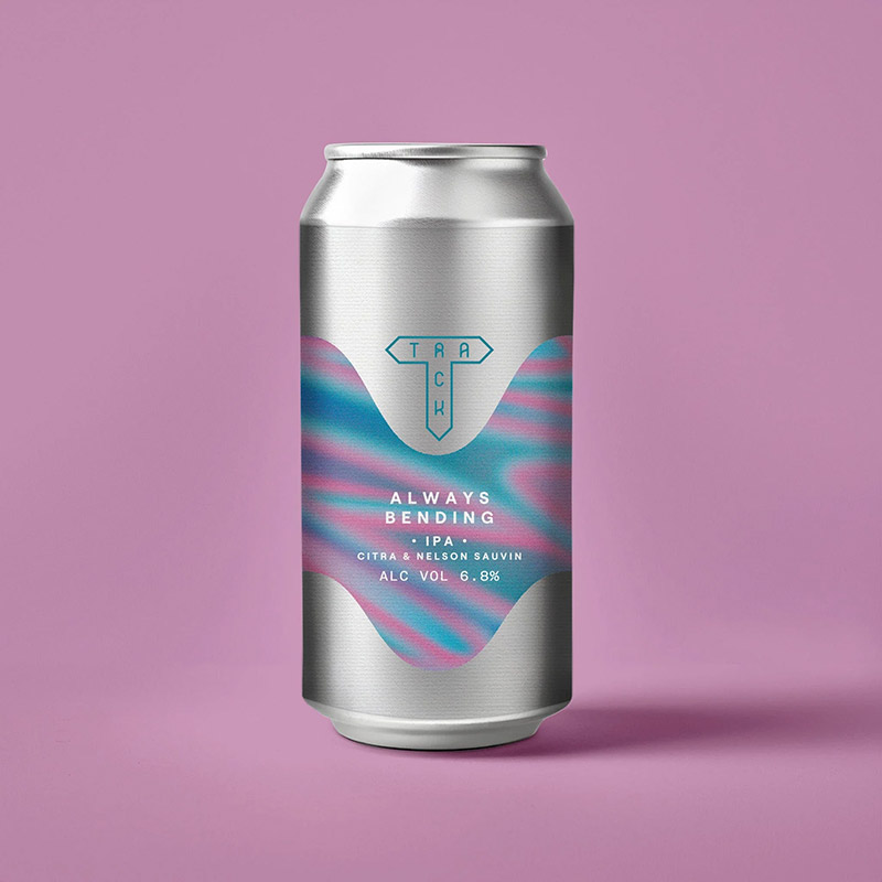 Track Brewing Always Bending IPA Cans