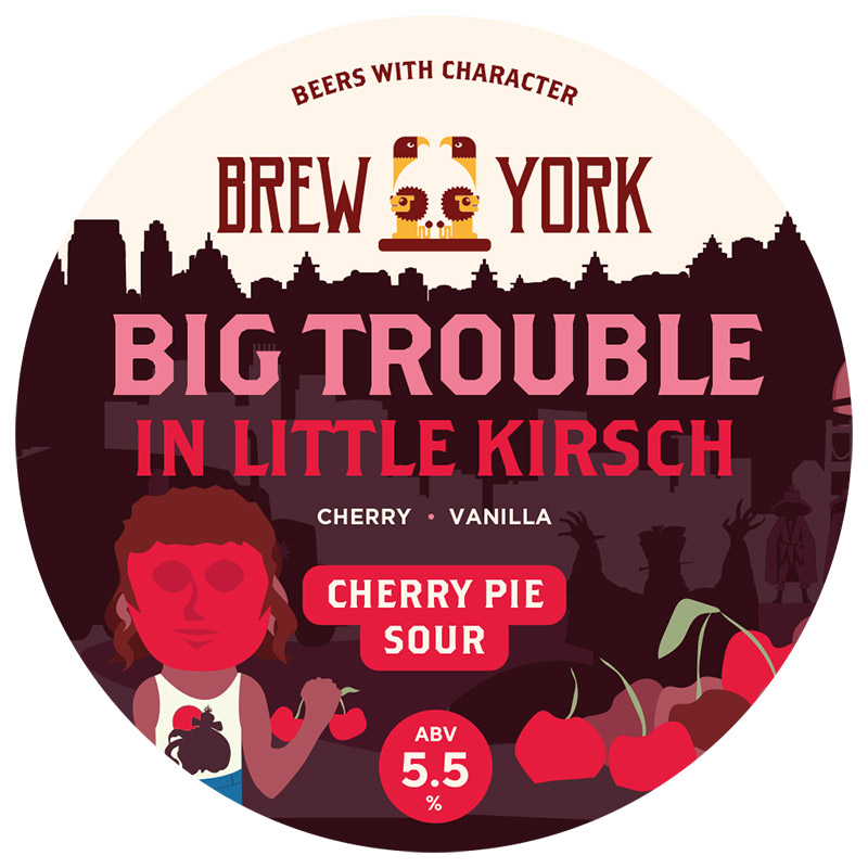 Brew York Big Trouble in Little Kirsch Cherry Pie Sour Keg