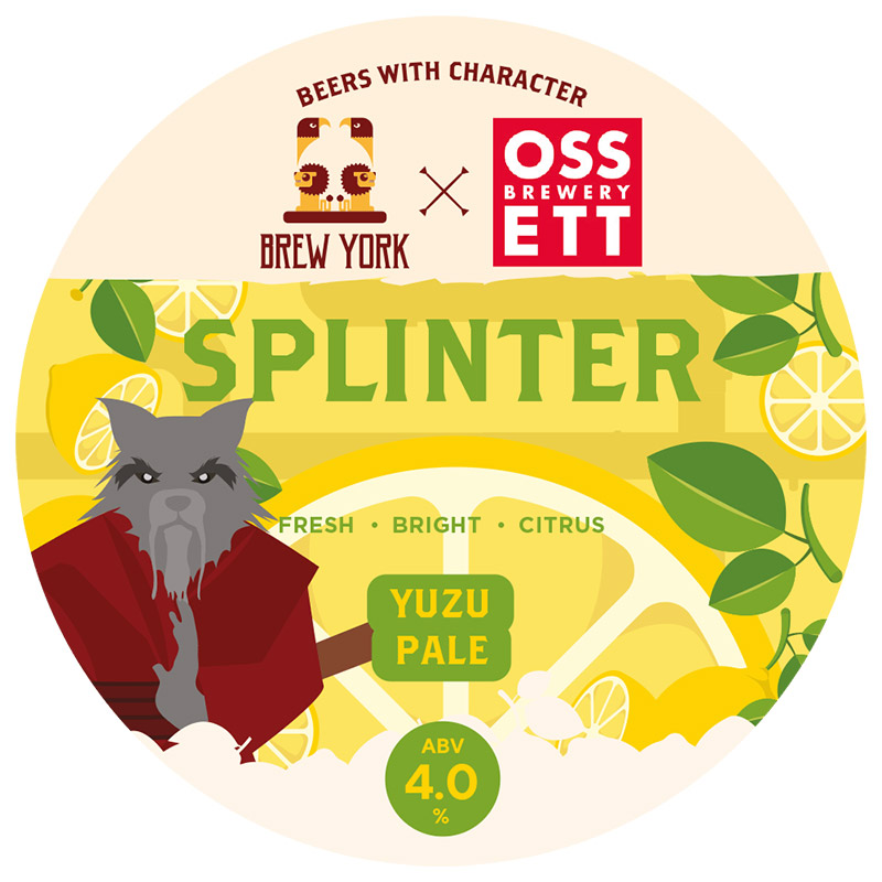 Brew York X Ossett Splinter Yuzu Pale Ale Keg