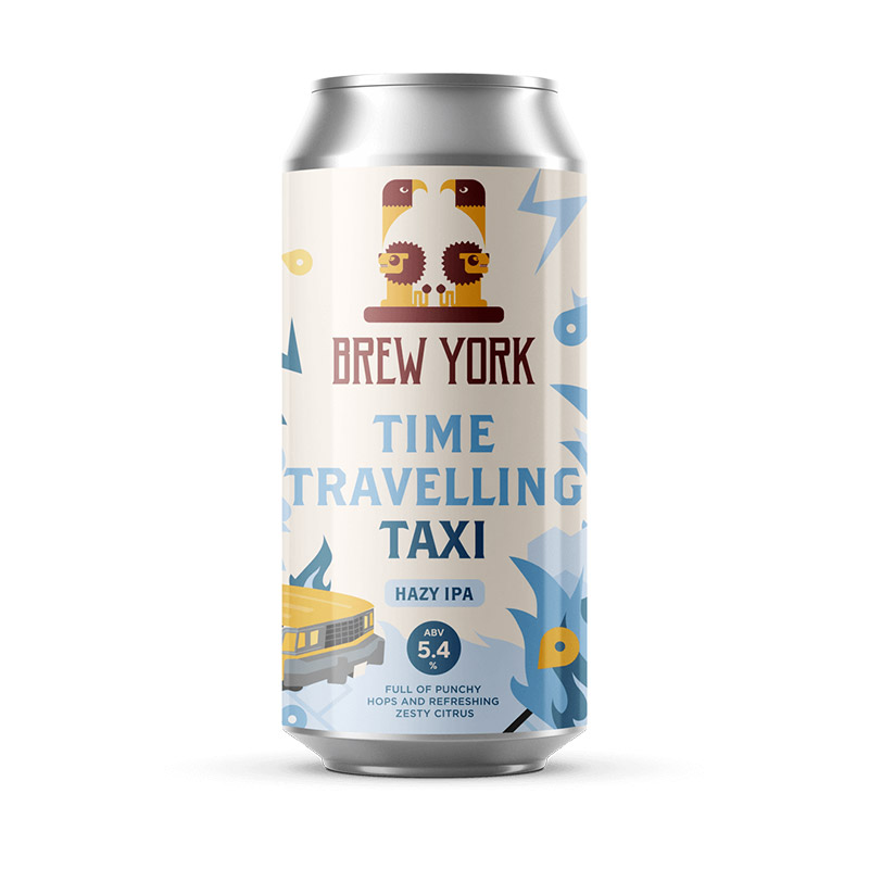 Brew York Time Travelling Taxi NEIPA Cans