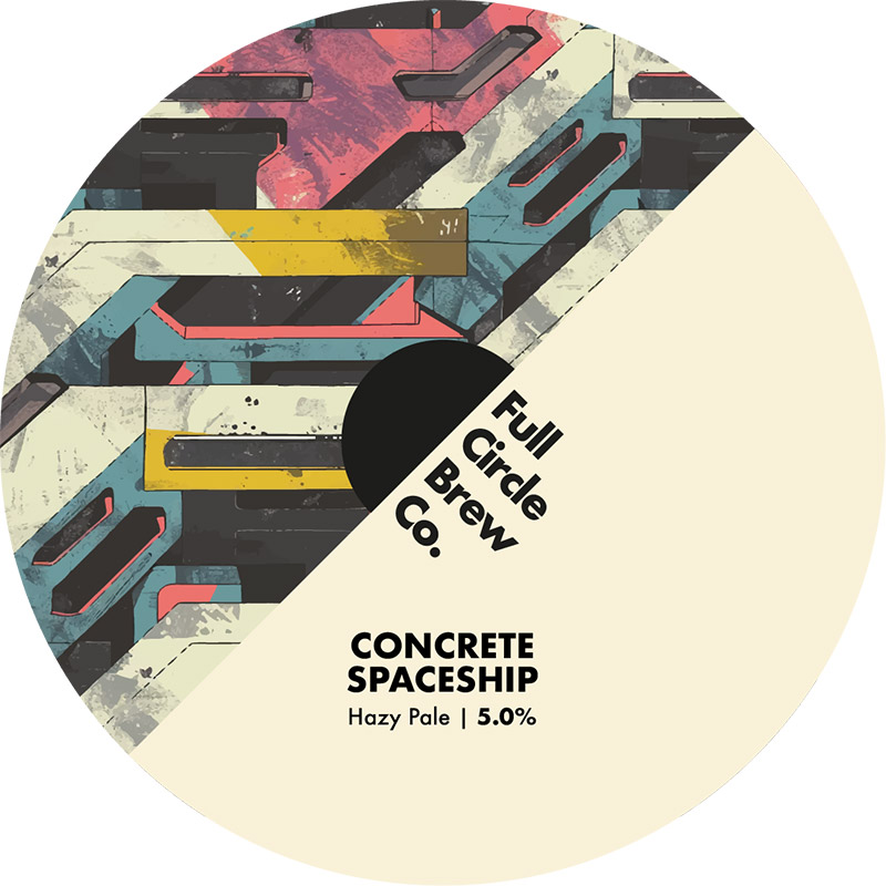 Full Circle Concrete Spaceship Hazy Pale Keg