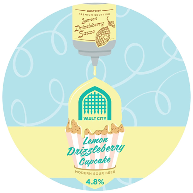 Vault City Lemon Drizzleberry Cupcake Keg