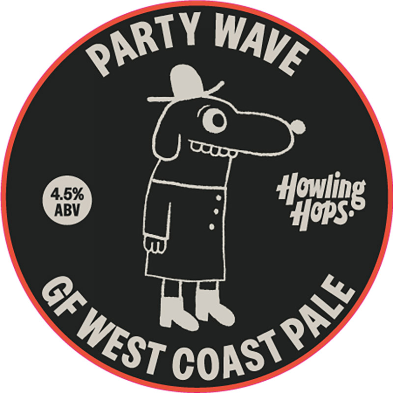Howling Hops Party Wave Gluten Free West Coast Pale Ale Cask