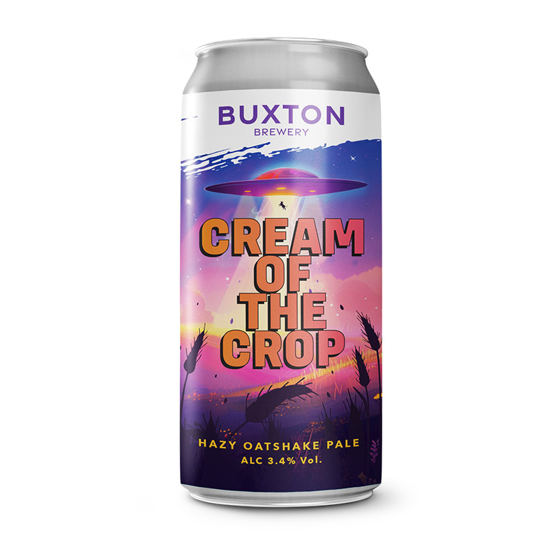 Buxton Cream Of The Crop Hazy Oatshake Pale 440ml Cans