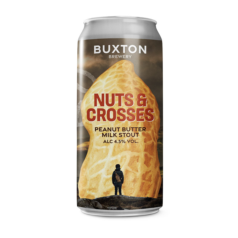 Buxton Nuts And Crosses Peanut Butter Milk Stout Cans