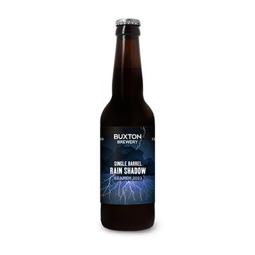 Buxton Single Barrel Rain Shadow Brandy BA Imperial Stout Bottles